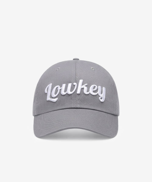 SCRIPT BALL CAP - 5 COLORS GRAY