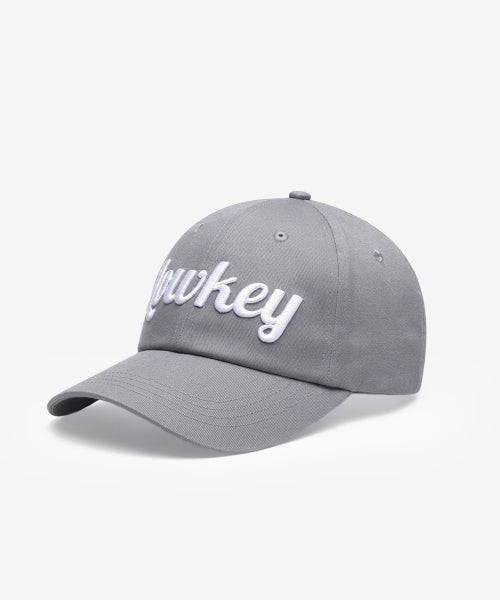 SCRIPT BALL CAP - 5 COLORS GRAY