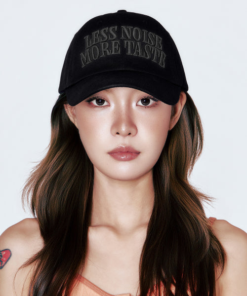 STATEMENT BALL CAP - 5 COLORS BLACK