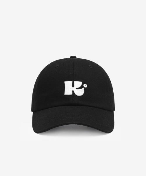 MONOGRAM BALL CAP - 5 COLORS BLACK