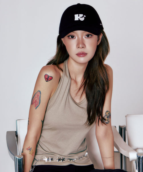 MONOGRAM BALL CAP - 5 COLORS BLACK