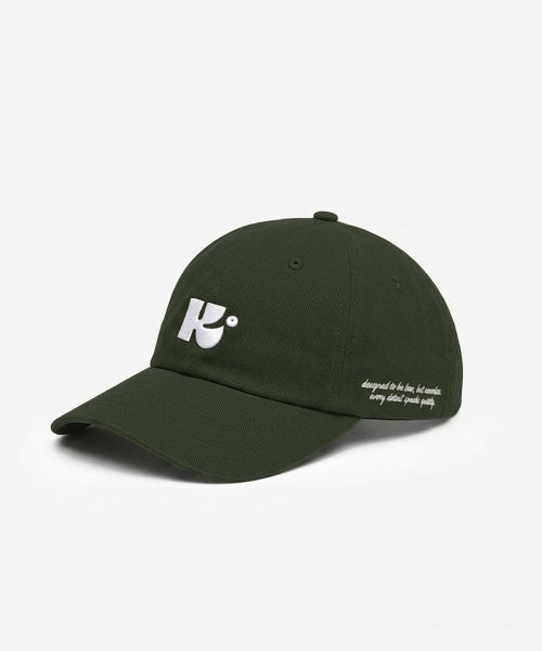 MONOGRAM BALL CAP - 5 COLORS GREEN