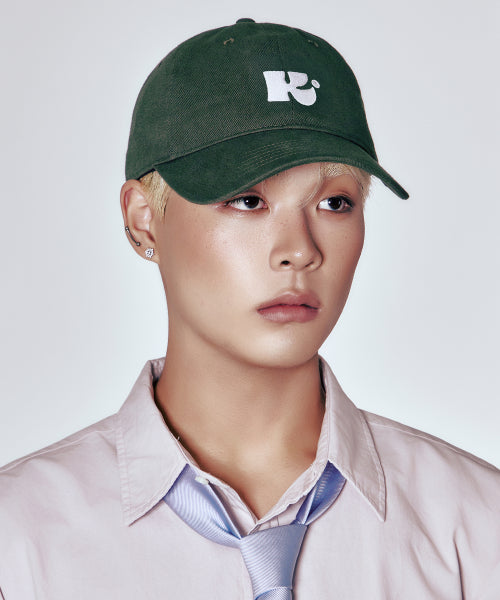 MONOGRAM BALL CAP - 5 COLORS GREEN