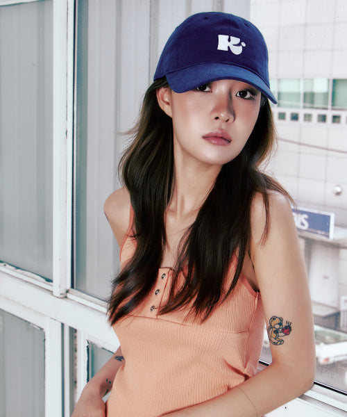 MONOGRAM BALL CAP - 5 COLORS NAVY