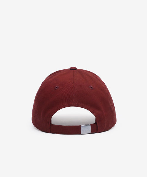 MONOGRAM BALL CAP - 5 COLORS BURGUNDY