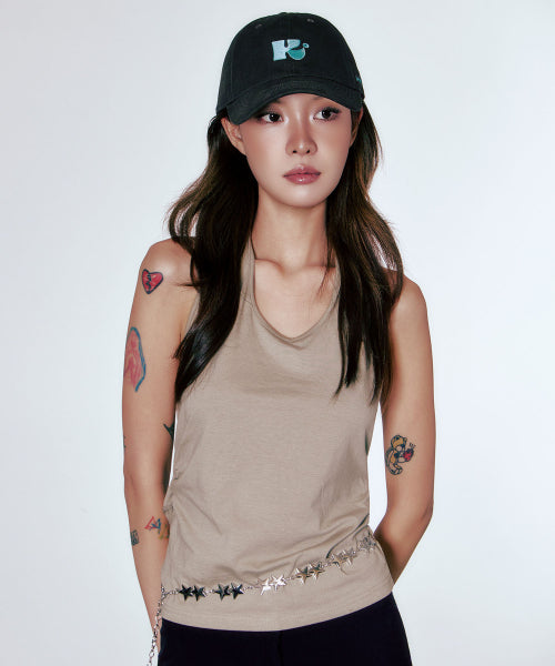 MONOGRAM BALL CAP - 5 COLORS BROWN