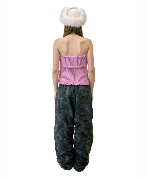 PADDED WIDE PANTS - 3 COLORS AS SHOWN