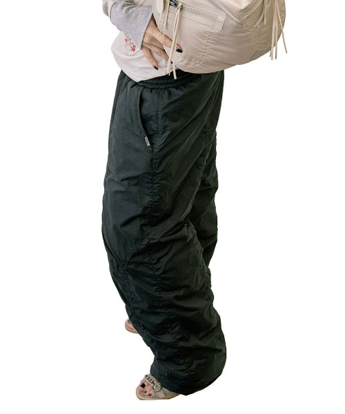 PADDED WIDE PANTS - 3 COLORS BLACK