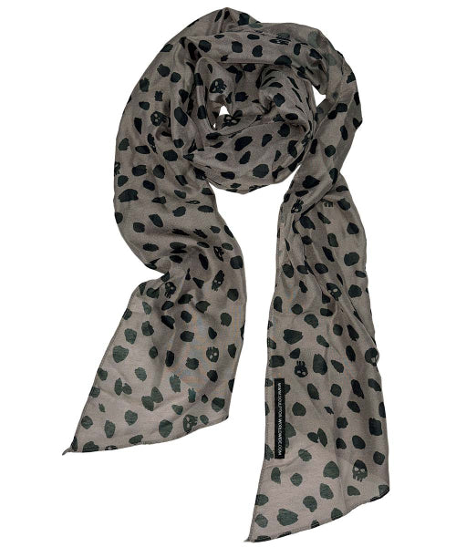 DALMATIAN SCARF - 4 COLORS MOCHA