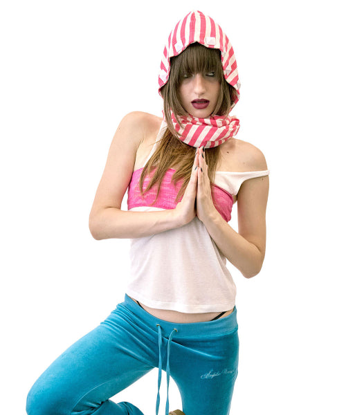 LACE BANDEAU TOP - 3 COLORS PINK