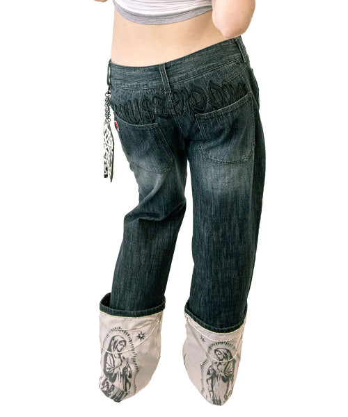FAITHLESS JEANS ASHED BLUE
