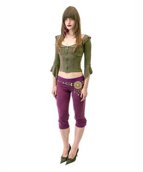 JERSEY CAPRI PANTS - 4 COLORS AS SHOWN