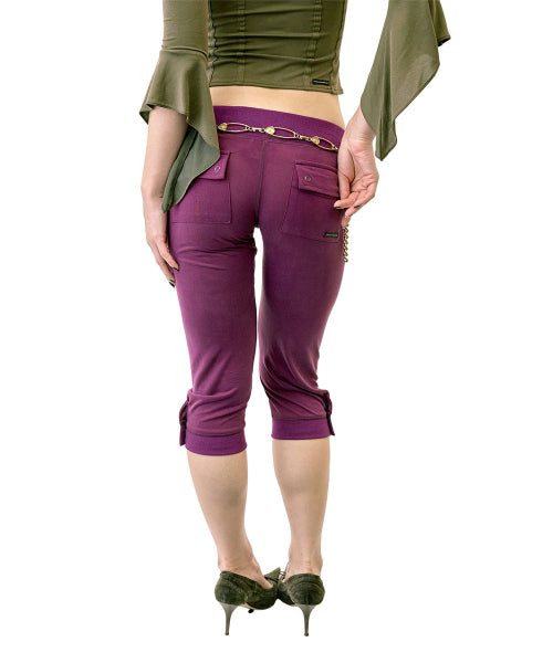 JERSEY CAPRI PANTS - 4 COLORS AS SHOWN