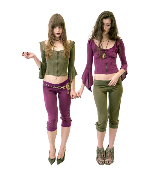 JERSEY CAPRI PANTS - 4 COLORS KHAKI