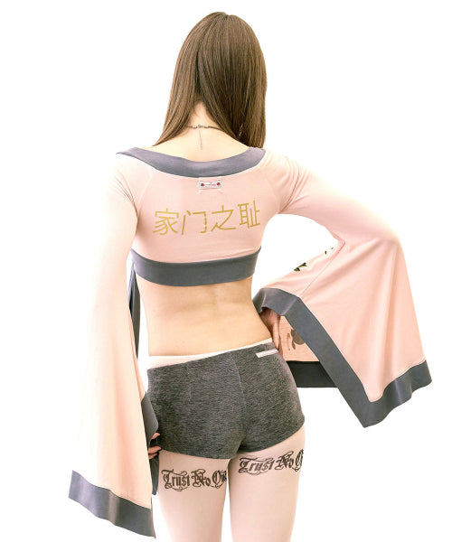 ZEN KIMONO TOP SAGE - 3 COLORS PINK