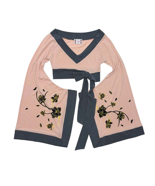 ZEN KIMONO TOP SAGE - 3 COLORS PINK