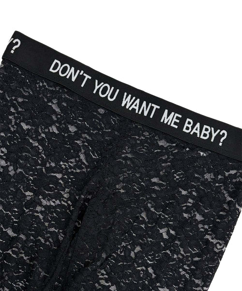CHEEKY LACE LEGGINGS - 4 COLORS BLACK