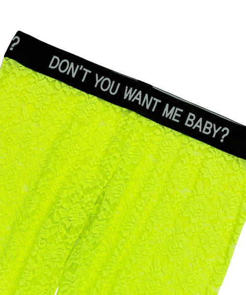 CHEEKY LACE LEGGINGS - 4 COLORS GREEN
