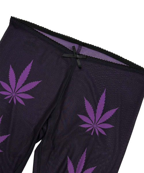 STONER GIRL TIGHTS PALE - 4 COLORS BLACK