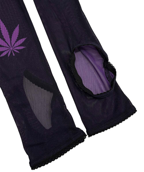 STONER GIRL TIGHTS PALE - 4 COLORS BLACK