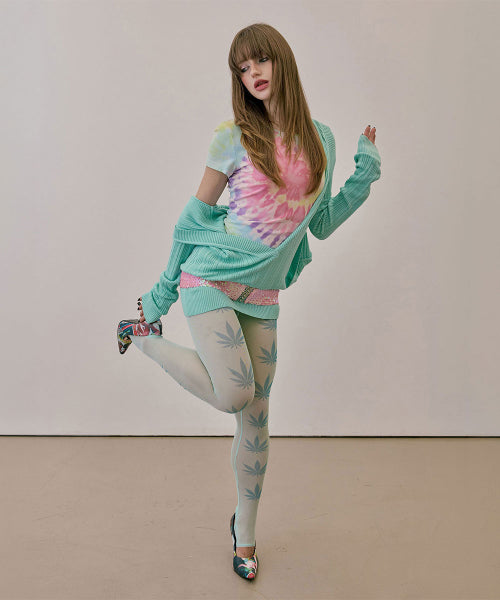 STONER GIRL TIGHTS PALE - 4 COLORS MINT