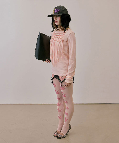 STONER GIRL TIGHTS PALE - 4 COLORS PINK