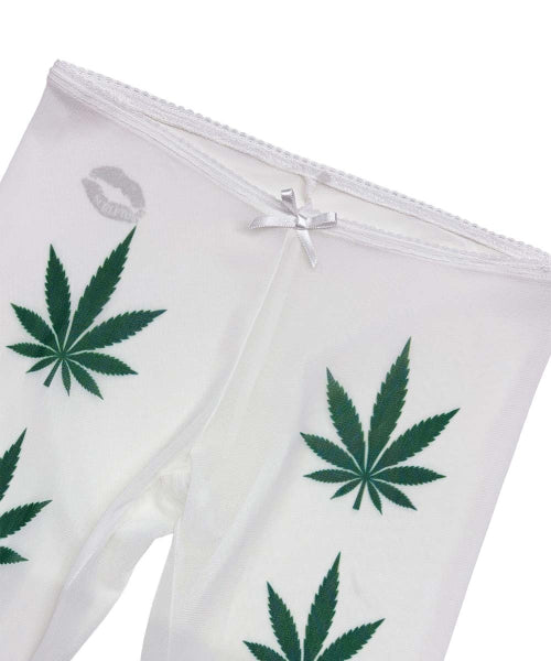STONER GIRL TIGHTS PALE - 4 COLORS WHITE
