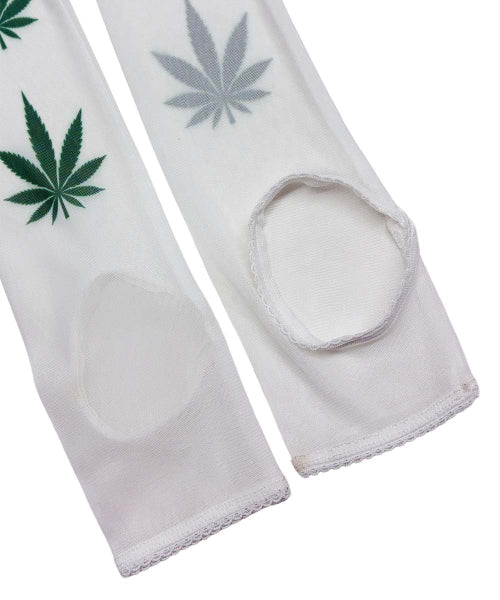 STONER GIRL TIGHTS PALE - 4 COLORS WHITE