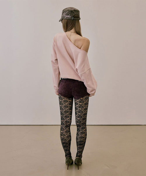 LOVE PINTUCK SWEATSHIRT PALE - 2 COLORS PINK