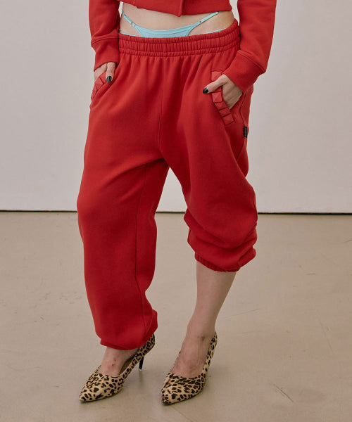 NAPOLEON STUD SWEATPANTS - 6 COLORS RED