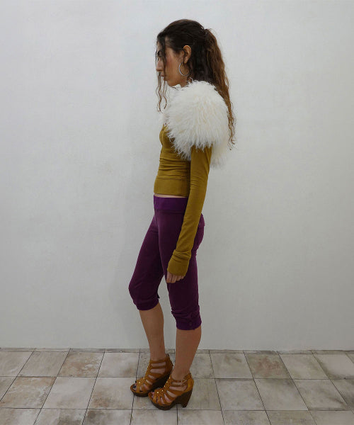 LACE TRIM HENLEY TOP - 3 COLORS CAMEL