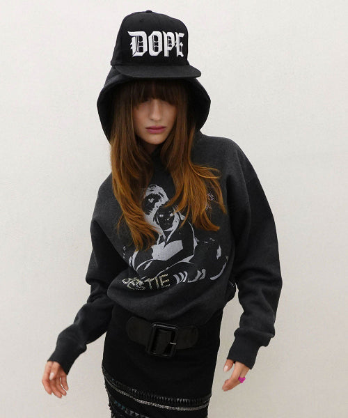 BESTIE HOODIE - 2 COLORS CHARCOAL