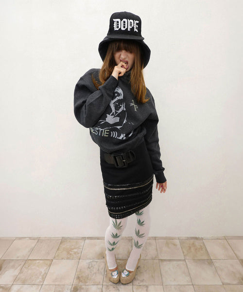 BESTIE HOODIE - 2 COLORS CHARCOAL