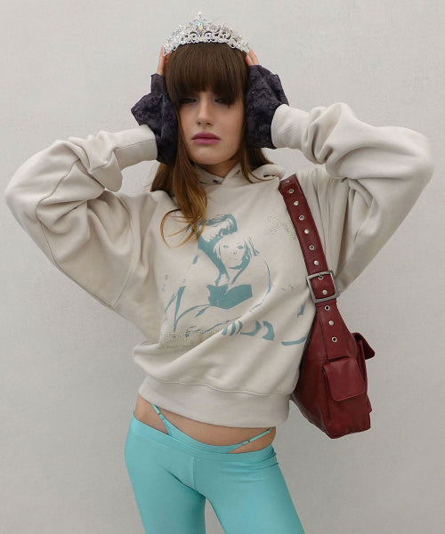 BESTIE HOODIE - 2 COLORS WHITE