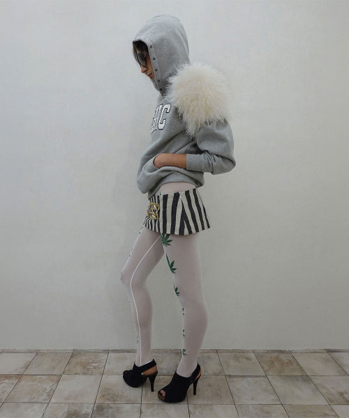 CHIC HOODIE - 4 COLORS MELANGE GREY