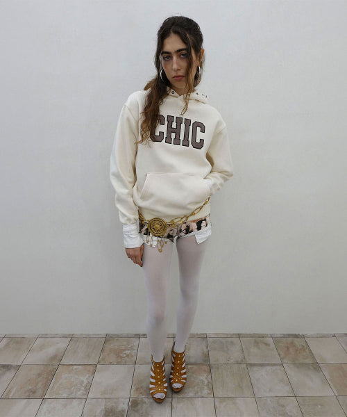 CHIC HOODIE - 4 COLORS WHITE