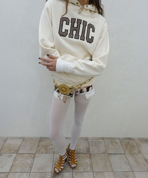 CHIC HOODIE - 4 COLORS WHITE