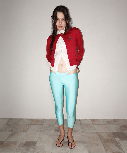 SWEET KITTY BASIC CARDIGAN TURQUOISE - 4 COLORS RED