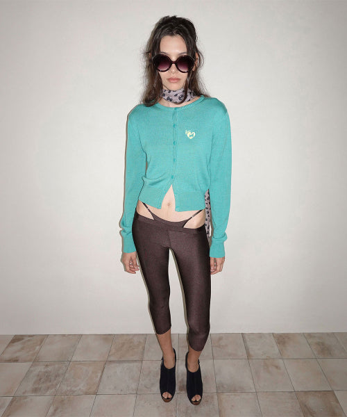 SWEET KITTY BASIC CARDIGAN TURQUOISE - 4 COLORS AS SHOWN