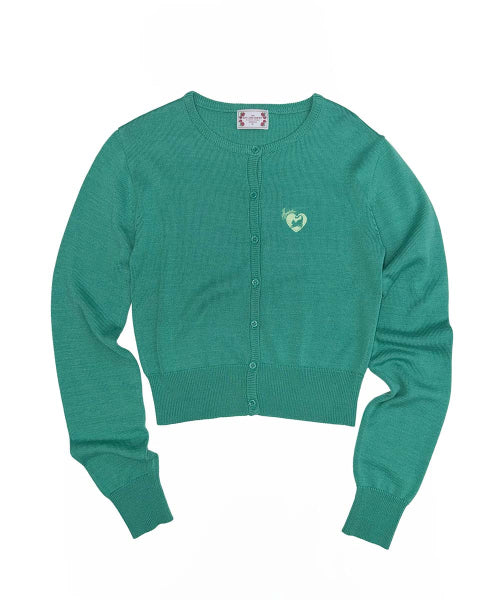 SWEET KITTY BASIC CARDIGAN TURQUOISE - 4 COLORS AS SHOWN