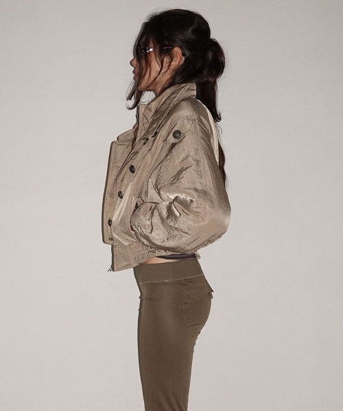 NAPOLEON BOMBER JACKET - 4 COLORS BEIGE