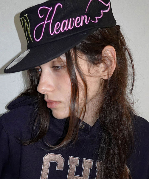 HEAVEN PILLBOX CAP - 3 COLORS BLACK