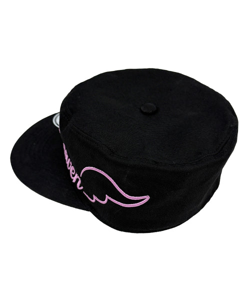 HEAVEN PILLBOX CAP - 3 COLORS BLACK