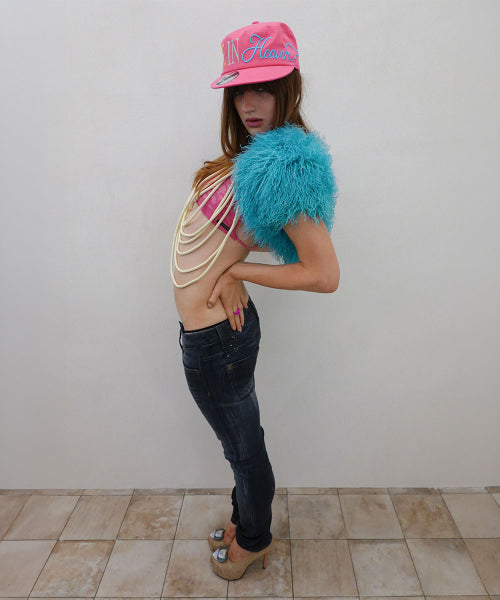 HEAVEN PILLBOX CAP - 3 COLORS PINK