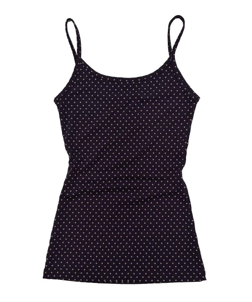 SWEET KITTY DOT TANK TOP - 4 COLORS PURPLE