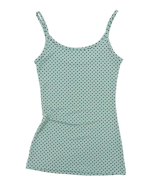 SWEET KITTY DOT TANK TOP - 4 COLORS MINT