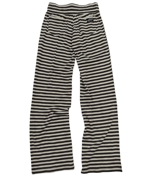 CLASSIC STRIPED JERSEY PANTS - 4 COLORS CHARCOAL