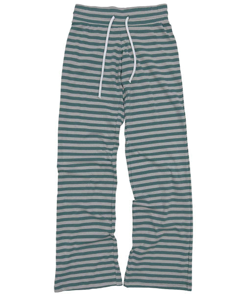 CLASSIC STRIPED JERSEY PANTS - 4 COLORS TEAL