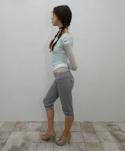 LAZY LAYERED TEE SALMON - 7 COLORS MINT