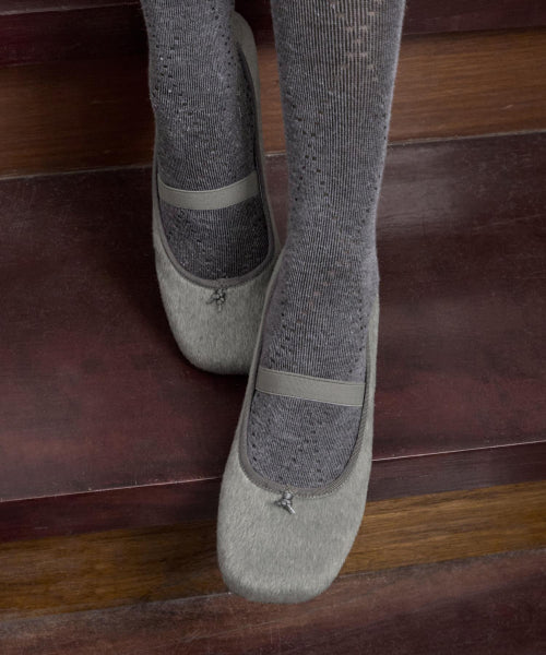 FAYE MARY JANE - 6 COLORS HAIRY GREY
